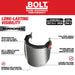 Milwaukee 48-73-1429 BOLT™ Full Face Shield - Mirrored Dual Coat Lens (Compatible with Milwaukee® BOLT™ Safety Helmets & BOLT™ Hard Hats)