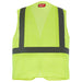 Milwaukee 48-73-2244 Class 2 High Visibility Yellow Mesh One Pocket Safety Vest - 4X/5X