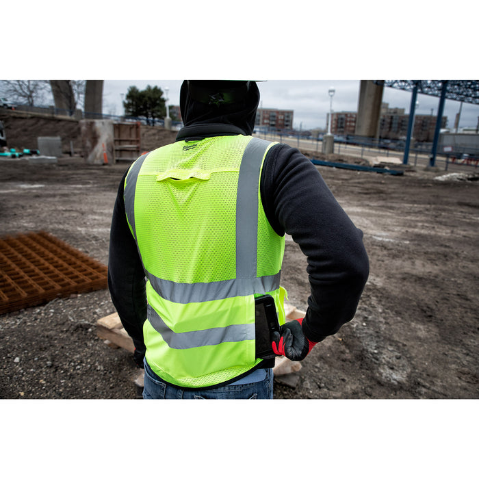 Milwaukee 48-73-5052 Class 2 High Visibility Orange Performance Safety Vest - L/XL