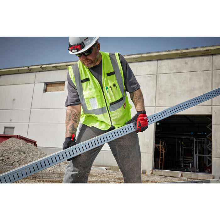 Milwaukee 48-73-5116 Class 2 High Visibility Orange Mesh Safety Vest - L/XL