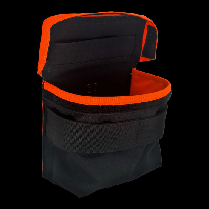 Split-Top 747 Fastener Pouch ROTATE/QUICK RELEASE Black/Orange