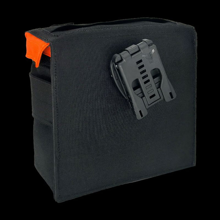 Split-Top 747 Fastener Pouch ROTATE/QUICK RELEASE Black/Orange