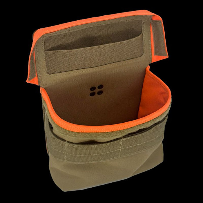 Split-Top 747 Fastener Pouch ROTATE/QUICK RELEASE Coyote/Orange