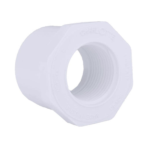 Charlotte Pipe Schedule 40 1-1/2 in. Spigot X 1 in. D FPT PVC Reducing Bushing 1 pk