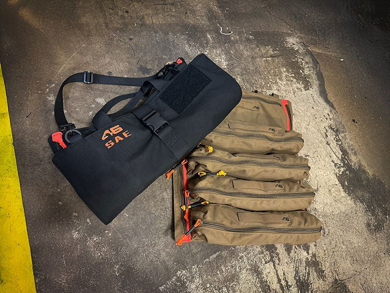 Yorktown Tool Roll® Black/Orange