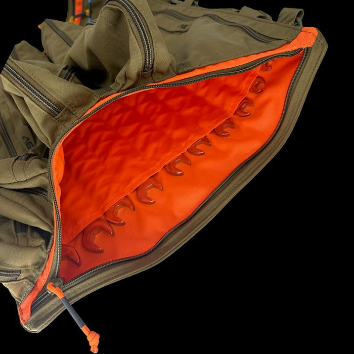 Yorktown Tool Roll® - Large Coyote/Orange