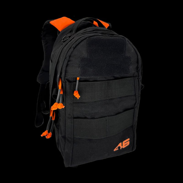 Prescott Compact Backpack Black/Orange