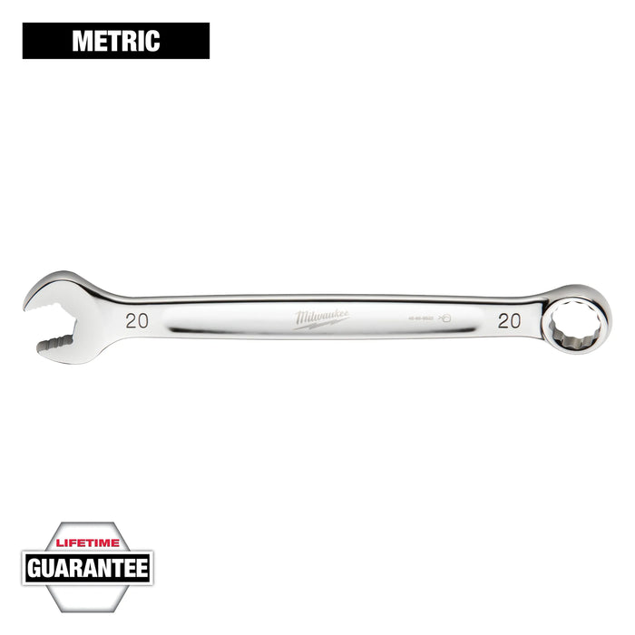 Milwaukee 20 mm X 20 mm 12 Point Metric Combination Wrench 10.31 in. L 1 pc 45-96-9520, main product view