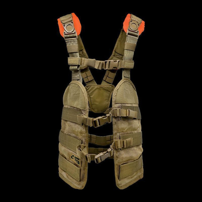 Stratos Open Core Tool Vest - V2 Coyote/Orange