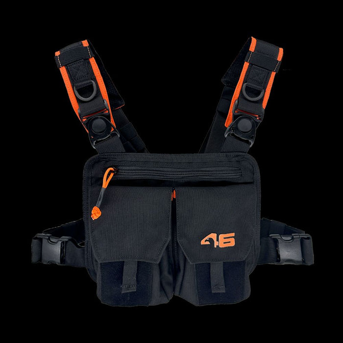 Double Cargo Tool Chest Panel Black/Orange
