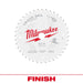 Milwaukee 6-1/2 in. D X 20 mm Tungsten Carbide Track Saw Blade 40 teeth 1 pk 48-40-0625, main product view