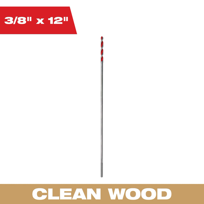 Milwaukee 3/8in. x 12in. Bellhanger Bit 48-13-7137, main product view