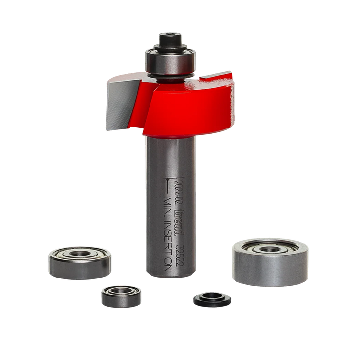 Freud 32-522 5/16", 3/8", 7/16", 1/2" Depth Rabbeting Bit with Bearings