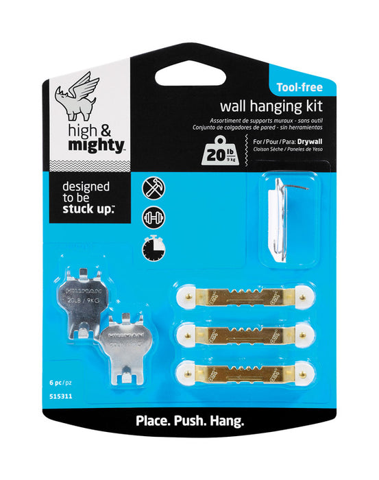 HILLMAN High & Mighty Sawtooth Picture Hanging Kit 20 lb 6 pk