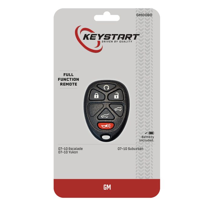 HILLMAN KeyStart Self Programmable Remote Automotive Replacement Key GM008 Double For GM