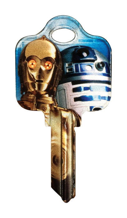 HILLMAN Star Wars Droids House/Padlock Universal Key Blank SC1 Single
