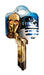 HILLMAN Star Wars Droids House/Padlock Universal Key Blank SC1 Single
