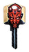 HILLMAN Star Wars Darth Maul House/Padlock Universal Key Blank KW1/10 Single