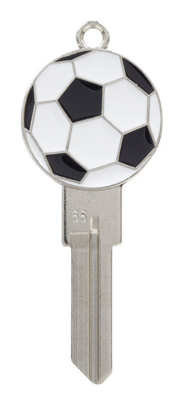HILLMAN Soccer 3D Keys House/Padlock Universal Key Blank Single For Universal