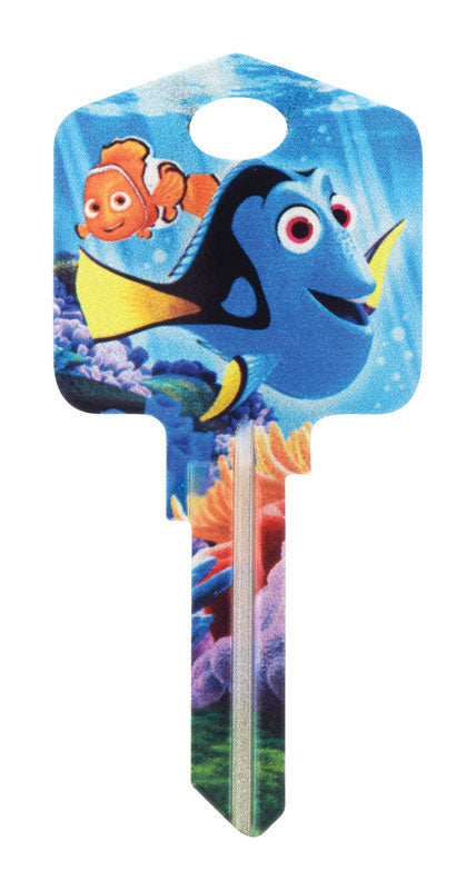 HILLMAN Disney Dory House/Padlock Universal Key Blank KW1/10 Single