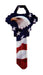 HILLMAN Wackey Flag & Eagle House/Office Universal Key Blank SC1 Single