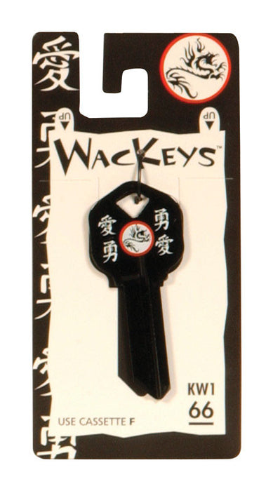 HILLMAN Wackey Black Dragon House/Office Universal Key Blank KW1 Single