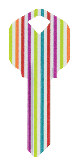 HILLMAN Wackey Stripes House/Office Universal Key Blank KW1 Single