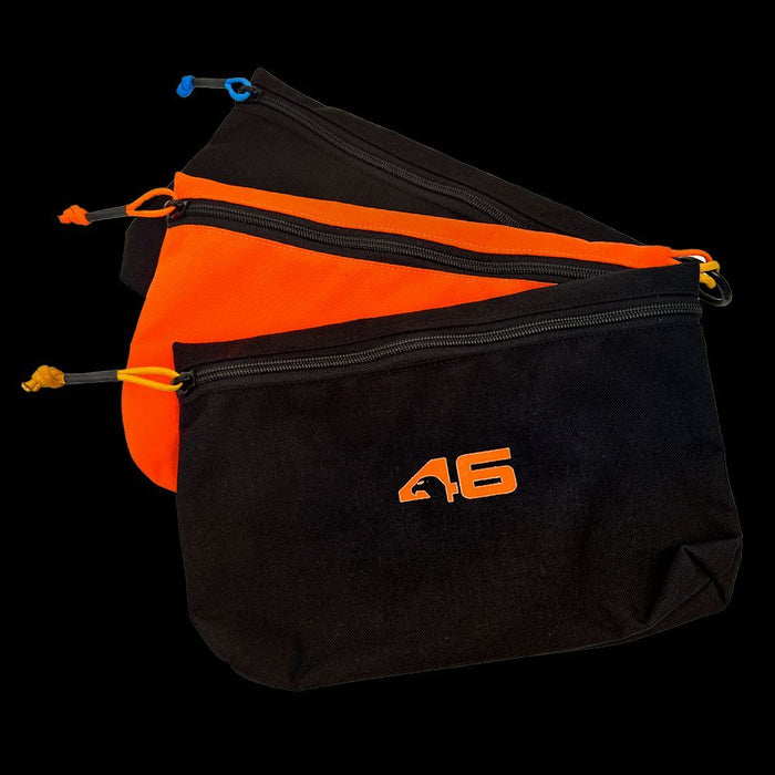 Multi Purpose 3 Pouch Set Black/Orange