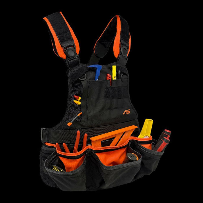 JourneyMESH™ Open Pocket Chest Rig V3 Coyote/Orange