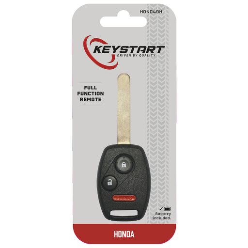 HILLMAN Self Programmable Remote Automotive FOB Key Blank HON049 Double For Honda