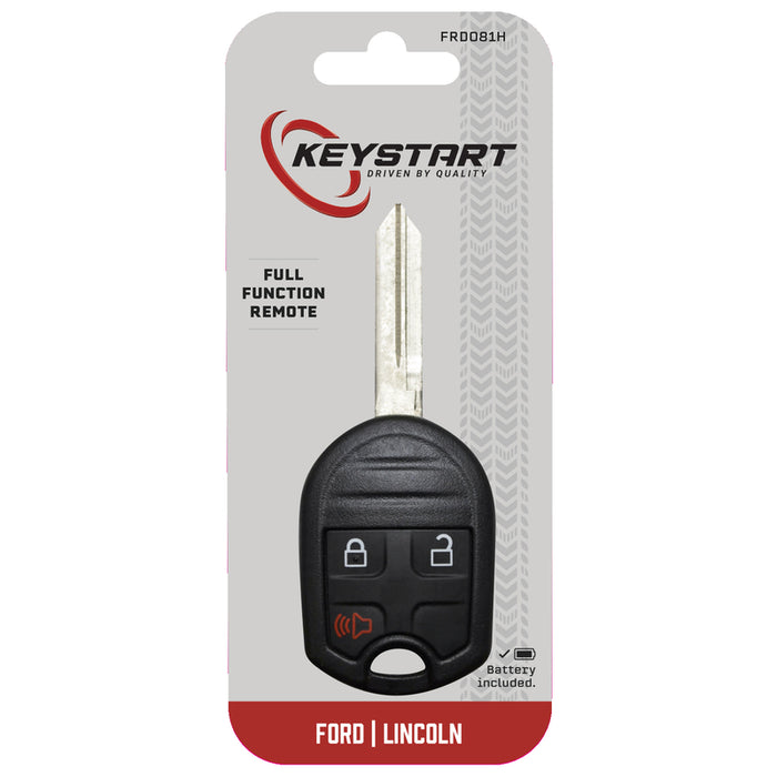 HILLMAN Self Programmable Remote Automotive FOB Key Blank FRD081 Double For Ford