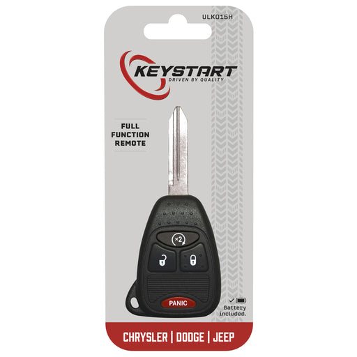 HILLMAN Self Programmable Remote Automotive FOB Key Blank ULK015 Double For Jeep