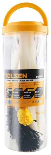 Tolsen 50140 Nylon Cable Tie Set 1200Pcs