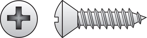 HILLMAN No. 6 X 5/8 in. L Phillips Flat Head Sheet Metal Screws 100 pk