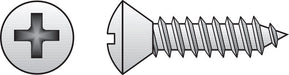 HILLMAN No. 14 in. X 3 in. L Phillips Oval Head Sheet Metal Screws 50 pk