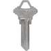 HILLMAN Traditional Silver House/Office Key Blank SC1 Single For Schlage Locks