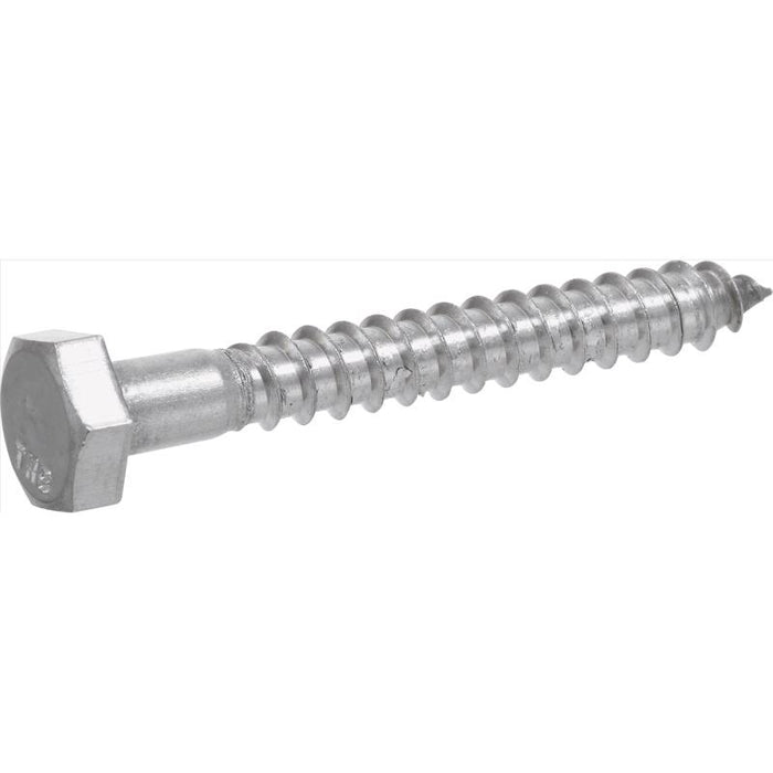 HILLMAN 1/2 in. X 3 in. L Hex Stainless Steel Lag Screw 25 pk