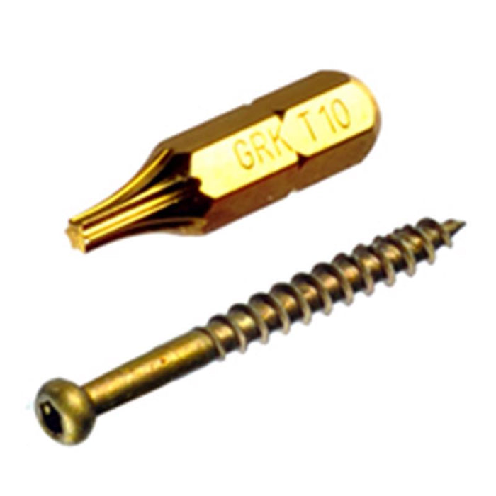 GRK Fasteners UberGrade No. 8 X 1-1/2 in. L Star W-Cut Screws 100 pk