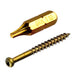 GRK Fasteners UberGrade No. 8 X 1-1/2 in. L Star W-Cut Screws 100 pk