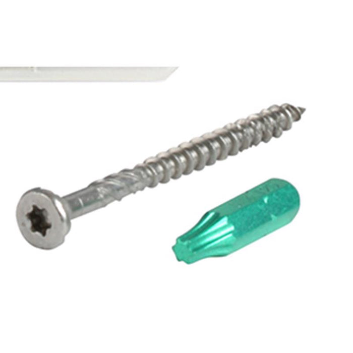 GRK Fasteners R4 No. 10 in. X 2-1/2 in. L Star Flat Head W-Cut Multi-Purpose Screws