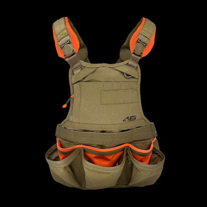 JourneyMESH™ Open Pocket Chest Rig V3 Coyote/Orange