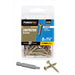 HILLMAN Power Pro No. 8 X 1-1/4 in. L Star Coarse Wood Screws 75 pk