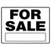 HILLMAN English White For Sale Sign 20 in. H X 24 in. W