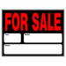 HILLMAN English Black Auto For Sale Sign 15 in. H X 21 in. W
