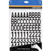 HILLMAN 1 in. Black Vinyl Self-Adhesive Letter and Number Set 0-9, A-Z 228 pc