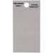HILLMAN 2 in. Reflective Silver Vinyl Self-Adhesive Full Spacer Blank 1 pc