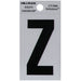HILLMAN 2 in. Reflective Black Vinyl Self-Adhesive Letter Z 1 pc