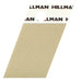 HILLMAN 1.5 in. Reflective Gold Aluminum Self-Adhesive Full Spacer Blank 1 pc