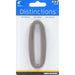 HILLMAN Distinctions 4 in. Silver Zinc Die-Cast Self-Adhesive Number 0 1 pc
