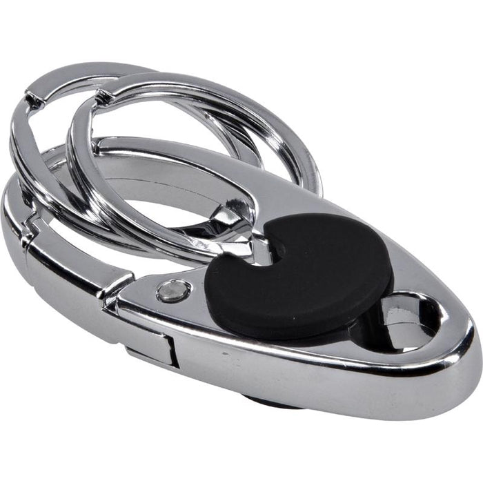 HILLMAN Metal Silver Split Key Clip